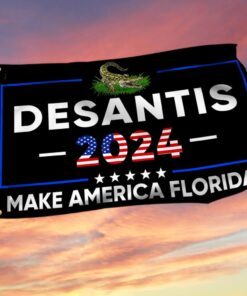 Desantis 2024 Make America Florida Grommet Flag BNN531GF