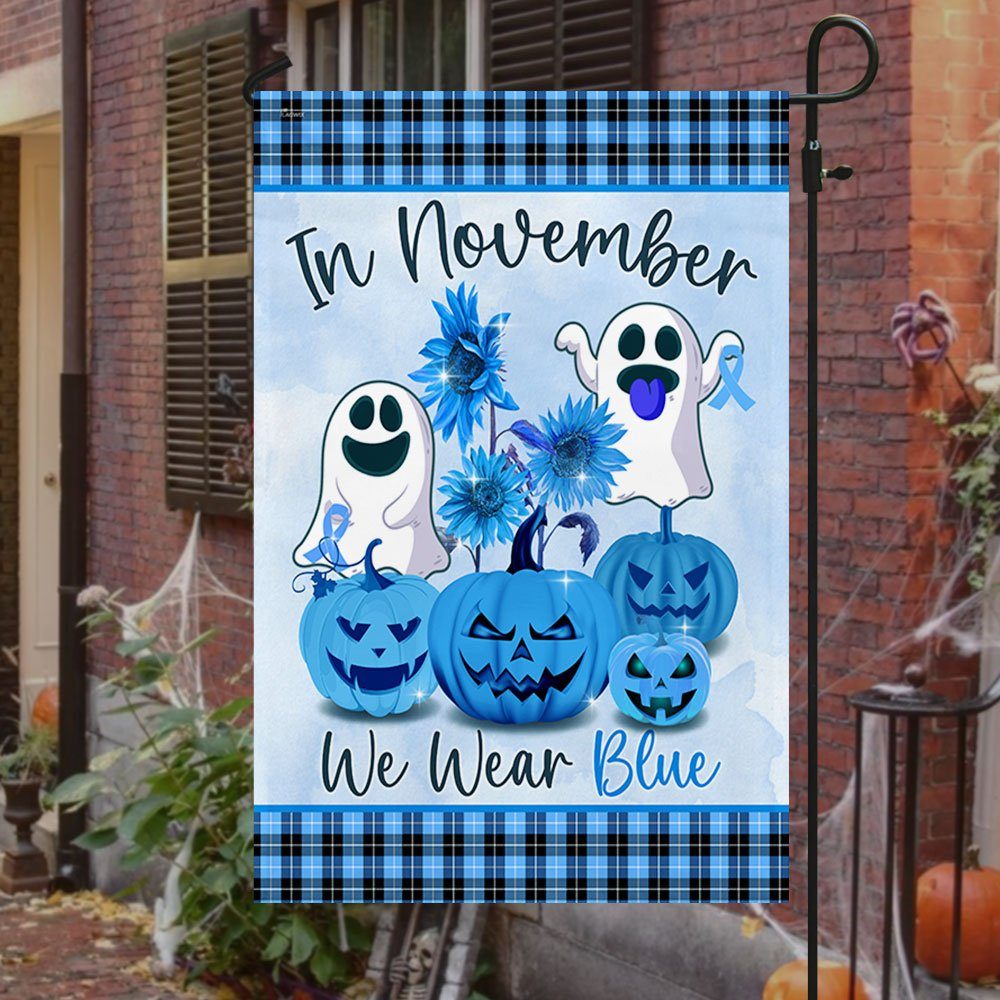 Diabetes Awareness Month Flag In November We Wear Blue LNT540Fv3 - Image 3