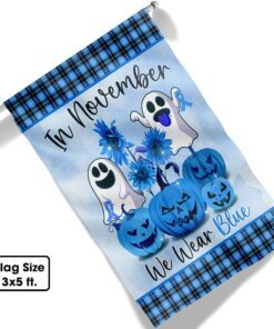 diabetes awareness month flag in november we wear blue lnt540fv3 6003