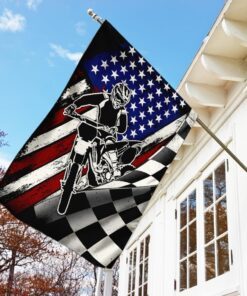 dirt bike racing flag 1447