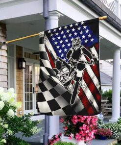 Dirt Bike Racing Flag