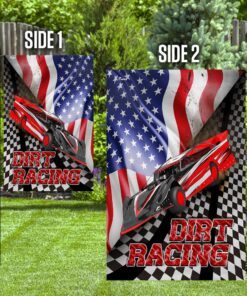 dirt late model racing flag 3921