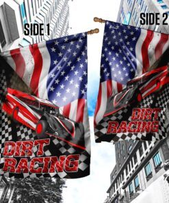 dirt late model racing flag 6214
