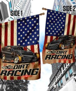 dirt modified racing flag 1132