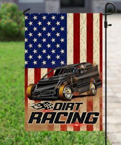 dirt modified racing flag 2444