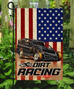 dirt modified racing flag 8906