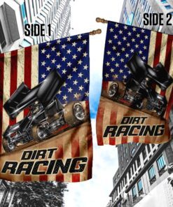 dirt racing flag 8499