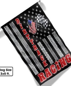 dirt track racing american flag mln1234f 5905