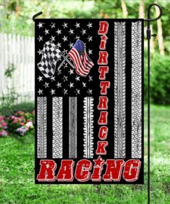 dirt track racing american flag mln1234f 7253