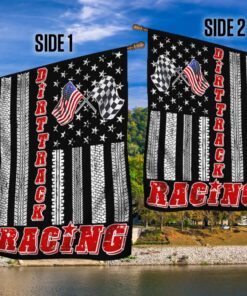 dirt track racing american flag mln1234f 8144