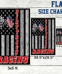 dirt track racing american flag mln1234f 8339