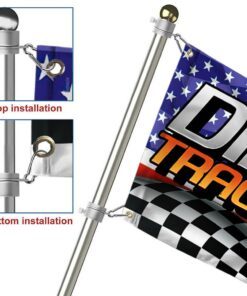 dirt track racing grommet flag bnn02gf 1324