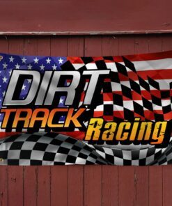 dirt track racing grommet flag bnn02gf 5478