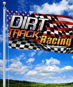 dirt track racing grommet flag bnn02gf 7210