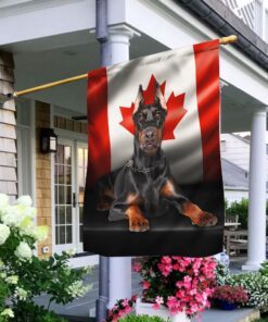 Doberman Pinscher Dog Lover Canadian Flag QNN557Fv5