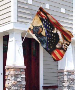 doberman pinscher flag 1116