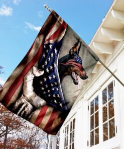 doberman pinscher flag 5537
