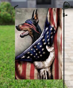 doberman pinscher flag 5583