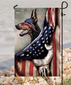 doberman pinscher flag 5645