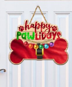 Dog Custom Wooden Sign Paw NNT141WD