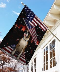 dog flag american boxer dog flag ntt47fv1 3571