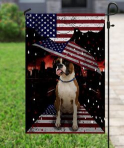 dog flag american boxer dog flag ntt47fv1 5118