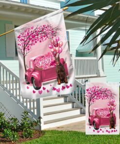 dog flag valentine dobermann dog flag qtr380fv6 2068