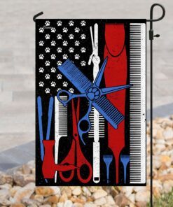 dog groomer flag 1089