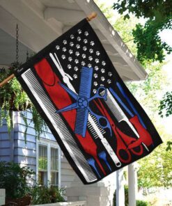 dog groomer flag 3191