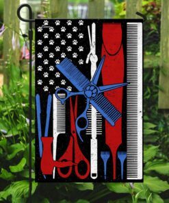 dog groomer flag 7669