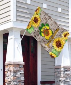 dog paw sunflower you are my sunshine flag 6993
