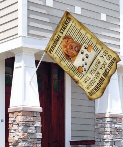 dogue de bordeaux personal stalker i will follow you wherever you go flag 1748