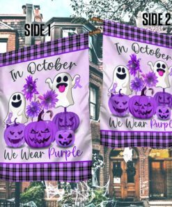 domestic violence awareness month flag in october we wear purple lnt540fv1 6133