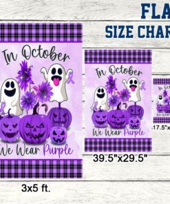 domestic violence awareness month flag in october we wear purple lnt540fv1 6890