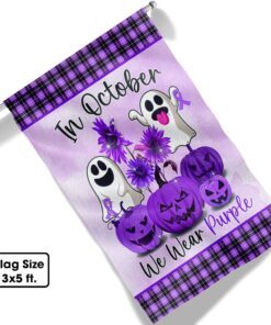 domestic violence awareness month flag in october we wear purple lnt540fv1 8033