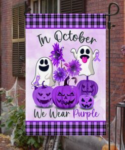 domestic violence awareness month flag in october we wear purple lnt540fv1 8333