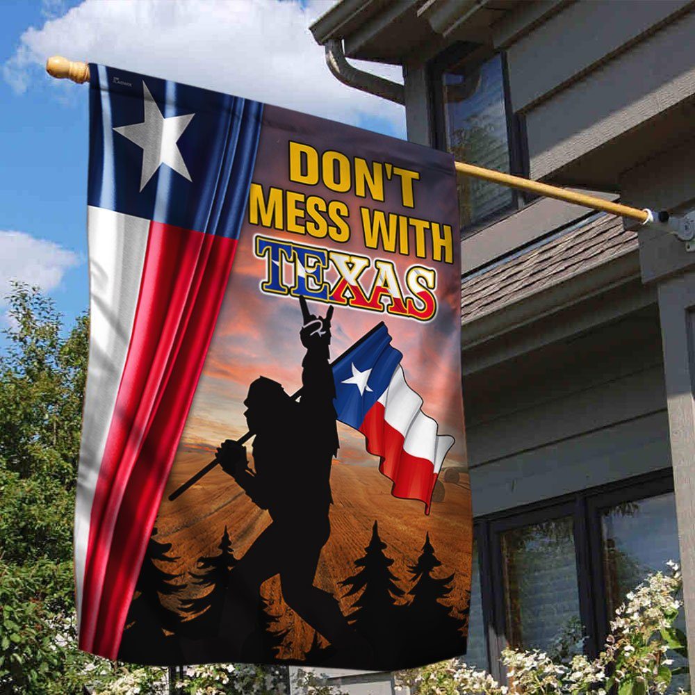 Don't Mess With Texas Flag, Patriotic Bigfoot Sasquatch QNN552Fv3 - Image 2