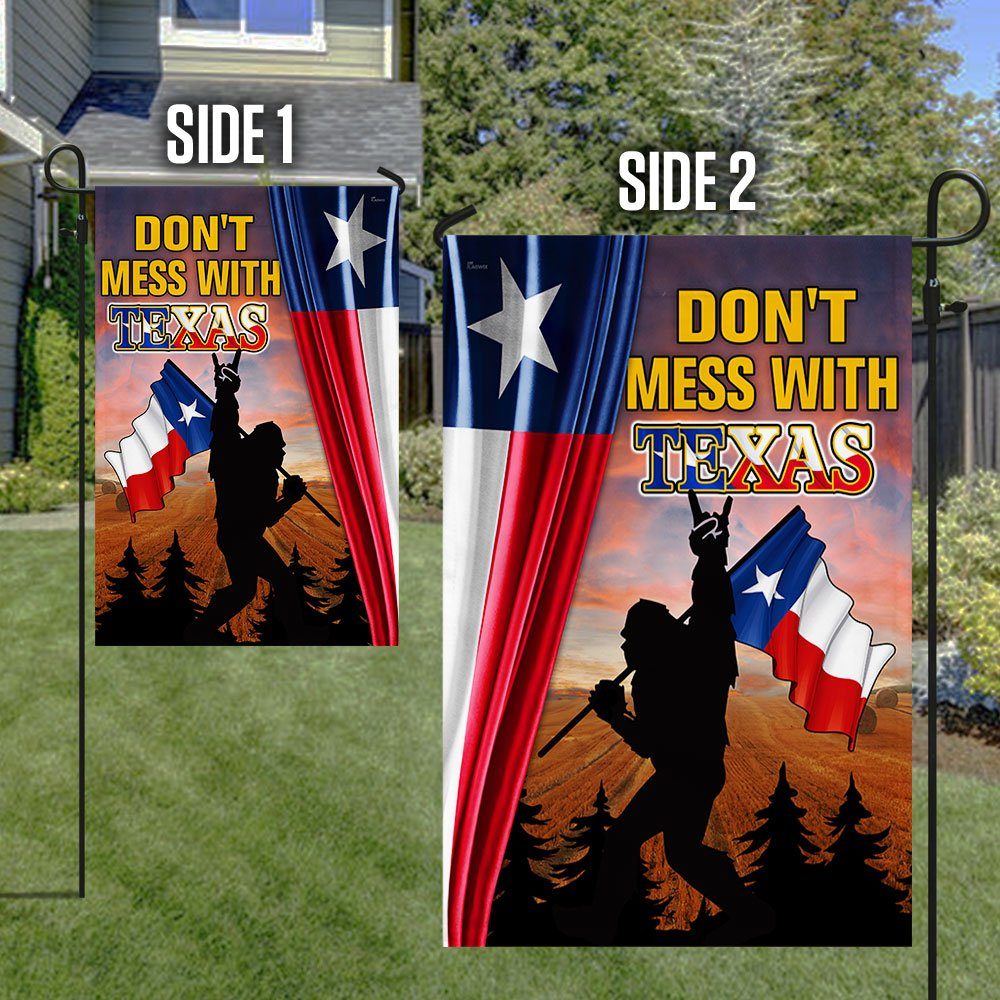 Don't Mess With Texas Flag, Patriotic Bigfoot Sasquatch QNN552Fv3 - Image 6