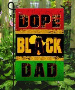 dope black dad flag 2401