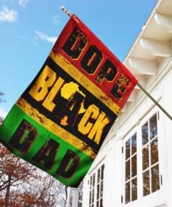 dope black dad flag 4316