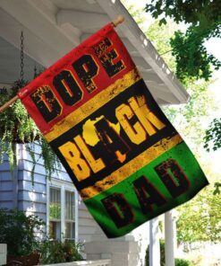 dope black dad flag 5071