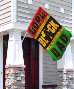 dope black dad flag 6045