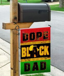 dope black dad flag 7333