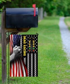drag racing american flag 6167