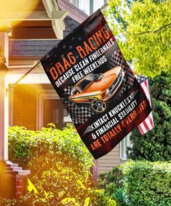 drag racing flag 6094