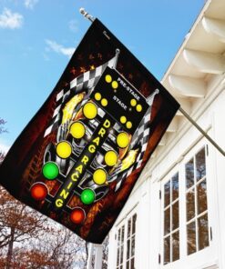 drag racing flag 8523