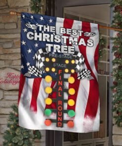 drag racing flag the best christmas tree lha1905f 3799