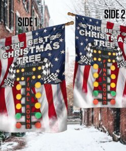 drag racing flag the best christmas tree lha1905f 4375