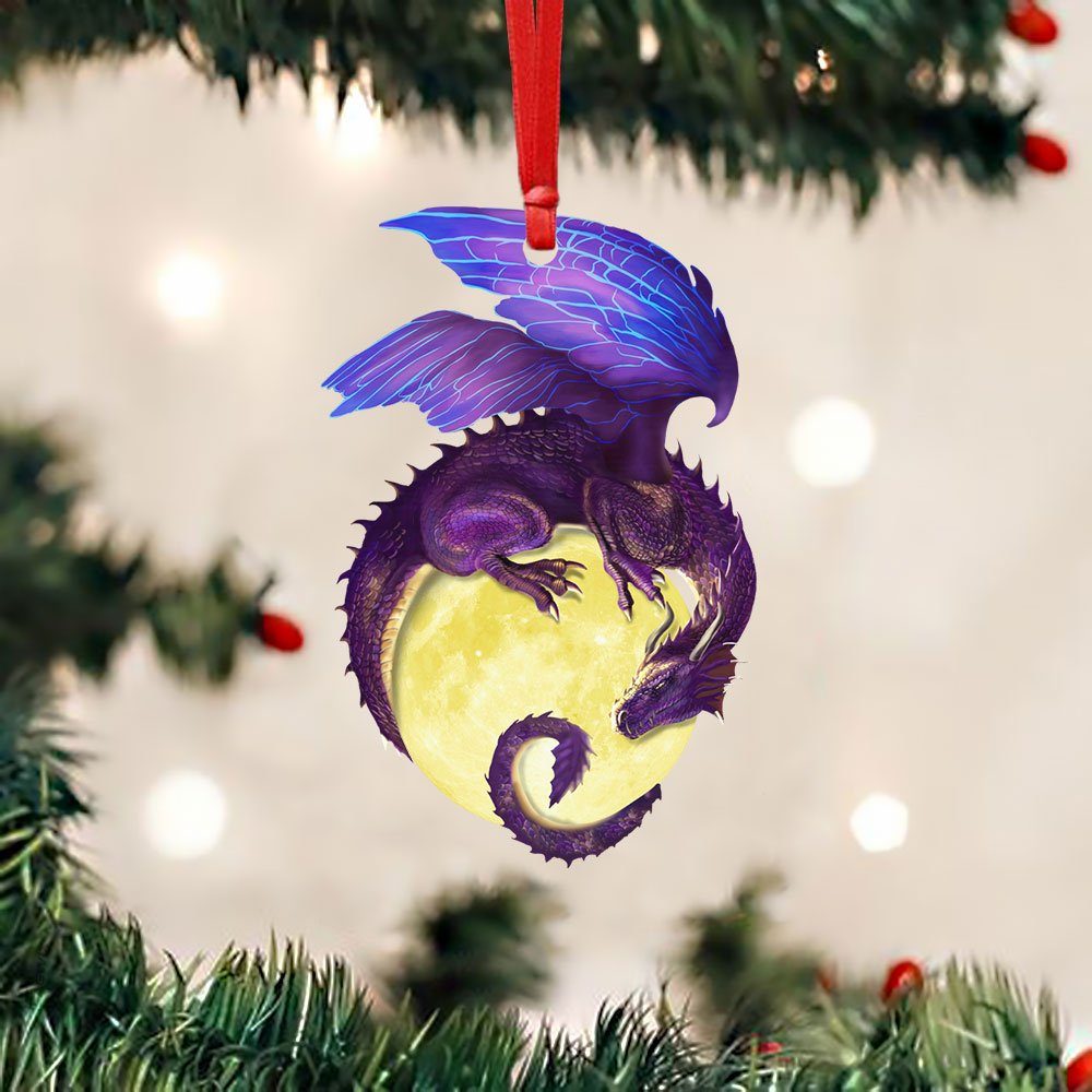 Dragon Christmas Ornament, Dragon Christmas Decor QNN639O - Image 4