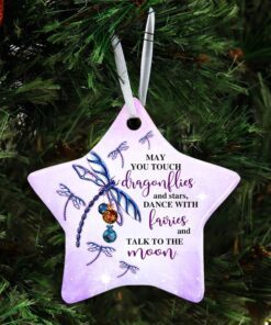 dragonflies ceramic ornament 5422
